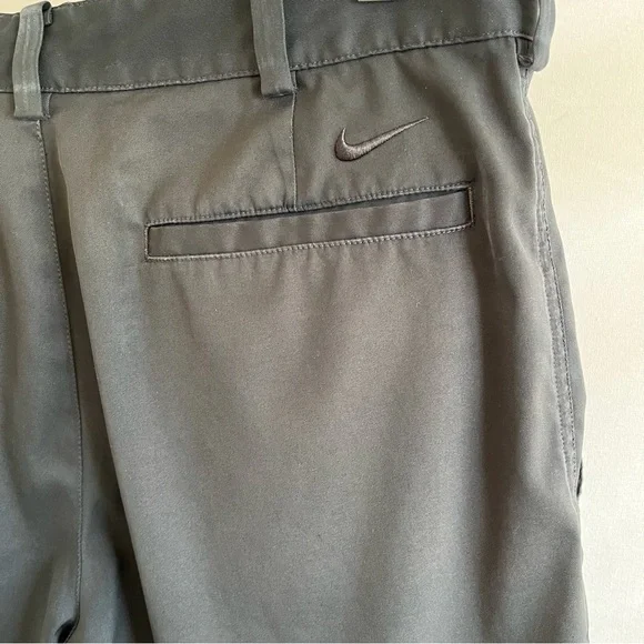 NIKEGolf Dri-Fit Men’s Black Shorts Flat Front Size 30 - Picture 6 of 11